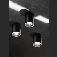 Plafonnier cylindrique LED encastré en aluminium CE IP44 12W 20W, garantie 5 ans