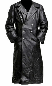 Costume Vintage di Halloween, Uniforme Classica Tedesca da Ufficiale, Completo Nero in Poliestere, Cappotto Trench Steampunk Gotico Lungo, Stile TV e Cinema - Product Image 6