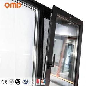 Nhôm nghiêng và quay vào trong mở cửa sổ kính đôi cách nhiệt bằng kính hai chiều Mở Cửa Sổ xoay cho khách sạn - Product Image 1