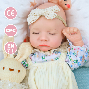 Muñeca Bebé <span class=keywords><strong>Reborn</strong></span> de <span class=keywords><strong>Silicona</strong></span> Sólida de Alta Calidad de 13 Pulgadas, Realista, Recién Nacida, Niña Pequeña, Muñeca de <span class=keywords><strong>Silicona</strong></span> - Product Image 3