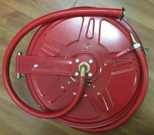 Red Painted Steel Reel with Swinging Rubber <strong>Fire</strong> Hose Reel <strong>Drum</strong> - Product Image 6