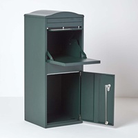 JH-Mech Boîte de dépôt de colis Personnalisable Qualité supérieure Artisanat Conception méticuleuse Boîte aux lettres de colis élégante-toit incurvé en arc