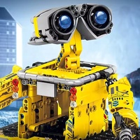 828 pièces STEM DIY Blocs de construction robotiques Modèle de jouet 4 en 1 Robot programmable à double mode (APP et télécommande) Kits de construction de briques robotiques