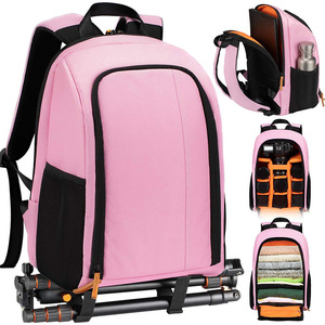 Sac à dos pour ordinateur portable avec fermeture éclair, nouveau sac à dos de photographie de grande capacité, étui étanche pour appareil photo, compartiment pour trépied - Product Image 1