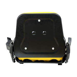 Asiento de PVC de espuma de alta densidad, capacidad de carga amarilla de 150kg para excavadora, Tractor, carretilla elevadora, vehículos industriales, accesorios para montacargas - Product Image 4