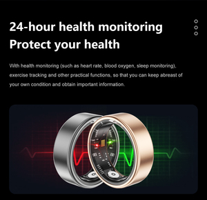Smart Ring telecomando Smart pulsossimetro Fitness Ring Tracker controllo App coppia per uomini e donne