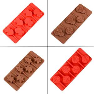 Moule à bonbons 3D multi-formes en silicone, éco-responsable, facile à nettoyer, best-seller, pour chocolat fait maison. - Product Image 5