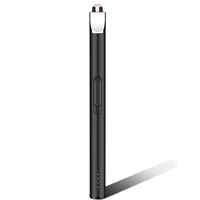Mini briquet électrique portable rechargeable, allume-feu à arc sans flamme avec chargement USB, petit format de poche pour bougies, barbecue, cuisine