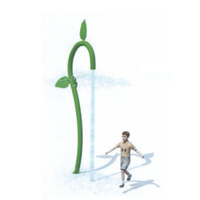 Nouvel ensemble d'équipement de jeu d'eau pour enfants jeux d'eau en plein air parc arroseur Splash Pad pour enfants parcs aquatiques
