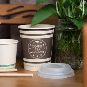 单墙标志印刷设计您自己的可回收纸咖啡杯