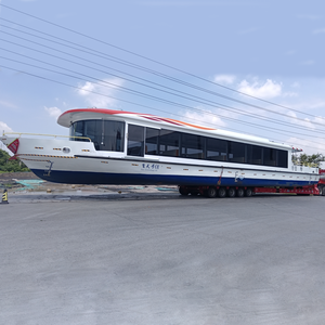 Grandsea Bateau-restaurant en acier personnalisé de 80 pieds, nouveau ferry maritime diesel pour le tourisme et les excursions, bateau à passagers avec hélice - Product Image 1