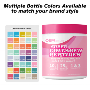 Péptidos de Colágeno Múltiple en Polvo, Empaque Personalizado de Fábrica, Múltiples Diseños de Etiquetas, Opciones de Botella y Caja, MOQ Flexible - Product Image 6