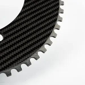 Karbon fiber bisiklet tekerlek parçaları profesyonel üreticileri özelleştirilmiş karbon fiber cnc kesim sac için bisiklet/spor/mekanik