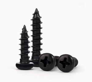 Tự Khai thác ốc vít 304 thép không gỉ/thép carbon-Đầu phẳng qua hốc-Giá xuất xưởng - Product Image 2