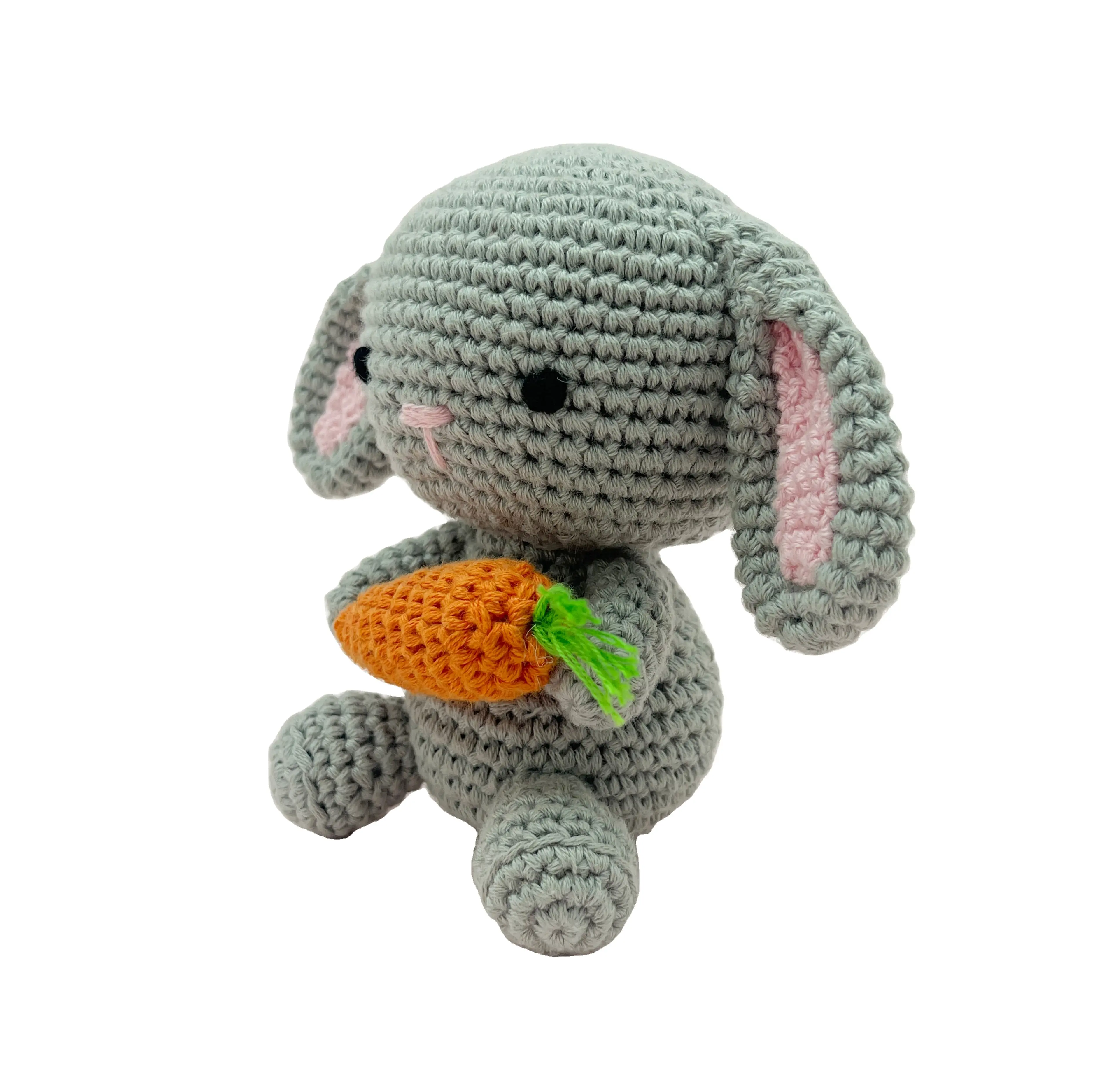 Handmade phim hoạt hình dễ thương hình dạng động vật Bông Thủ Công Đồ chơi bông dệt kim Đồ chơi Crochet búp bê Amigurumi đồ chơi