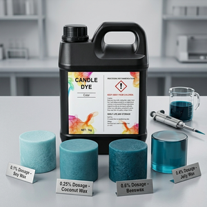 1kg Colorante Liquido per Candele Solubile in Olio, Alta Concentrazione, Sicuro, Naturale, Multicolore/Personalizzato, Dispersione per Cera di Soia e Cera d'Api, Confezione Bulk - Product Image 1