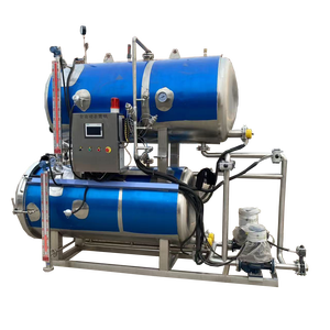 Máquina de esterilização de alta temperatura de aço inoxidável durável e segura para processamento vegetal para indústria alimentar - Product Image 1