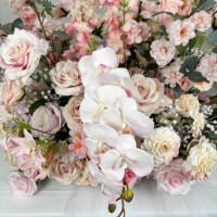 Grande fleur d'allée Blush rose artificielle Route Guide fleur pour mariage sol allée fleurs pour mariage anniversaire événement décor