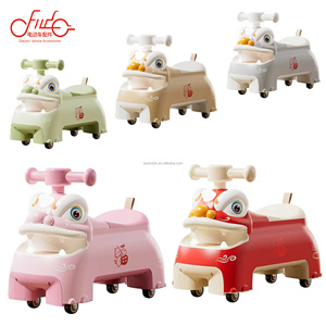 Nouvelle trottinette à quatre roues pour enfants, danse du lion chinoise mignonne, <span class=keywords><strong>yoyo</strong></span>, 1 à 5 ans, avec musique et éclairage - Product Image 2