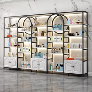 Étagère de présentation cosmétique pour salon de beauté, mobilier de salon de coiffure, mannequin pour présentoir de perruques - Product Image 6