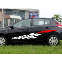 Décalcomanies de style de voiture, accessoires automobiles, décoration imperméable, autocollants en vinyle, autocollant de carrosserie de voiture pour toutes les voitures, offre spéciale, 2 pièces