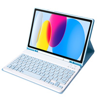Pour ipad air 5e 6e 8e 9e 10e génération Mini 6 étui clavier sans fil en silicone en vrac pavé tactile couverture de pavé tactile avec clavier
