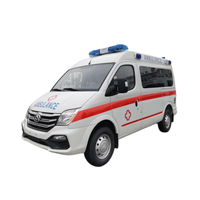 Nouvelle ambulance SAIC Maxus V80 à empattement court, diesel, manuelle, véhicule de secours d'urgence avec équipement médical