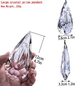 Pingente de Cristal Transparente Facetado Esculpido, Ornamento Prismático para Janela, Natal, Budismo, Arco-íris, Ecológico - Product Image 6
