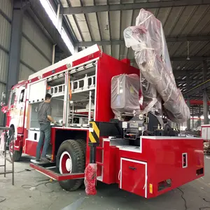 SINOTRUK HOWO 4x2 비상 구조 화재 차량 비상 입찰 크레인 소방차 제조 업체