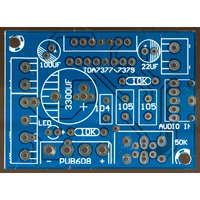 TDA7379 2.0 Channel 2*38W Car Power Amplifier Circuit PCB Empty Board AC8-14V DC9-18V