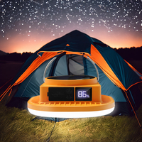 Lanterne de camping ultra légère à aimant mini USB rechargeable étanche portable pour tente