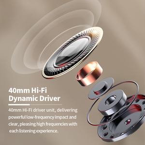 <span class=keywords><strong>Casque</strong></span> de sport sans fil rétro en métal VJE901 Deep Bass Hifi Stereo Music Earphone Over Ear Noise Cancelling Gaming Headphone - Product Image 6