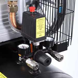 Новый дизайн, 4 кВт, 5,5 л.с., 300 л, промышленный поршневой компрессор, итальянский тип, портативный воздушный компрессор с ременным приводом - Product Image 3