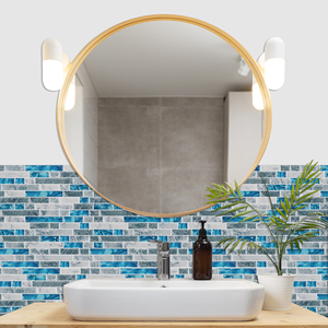 Bathroom <b>Kitchen</b> Stair Wall <b>Sticker</b> Peel and Stick Self-Adhesive DIY Wall <b>Sticker</b> for Home Decor 3d Wallpaper - Product Image 6