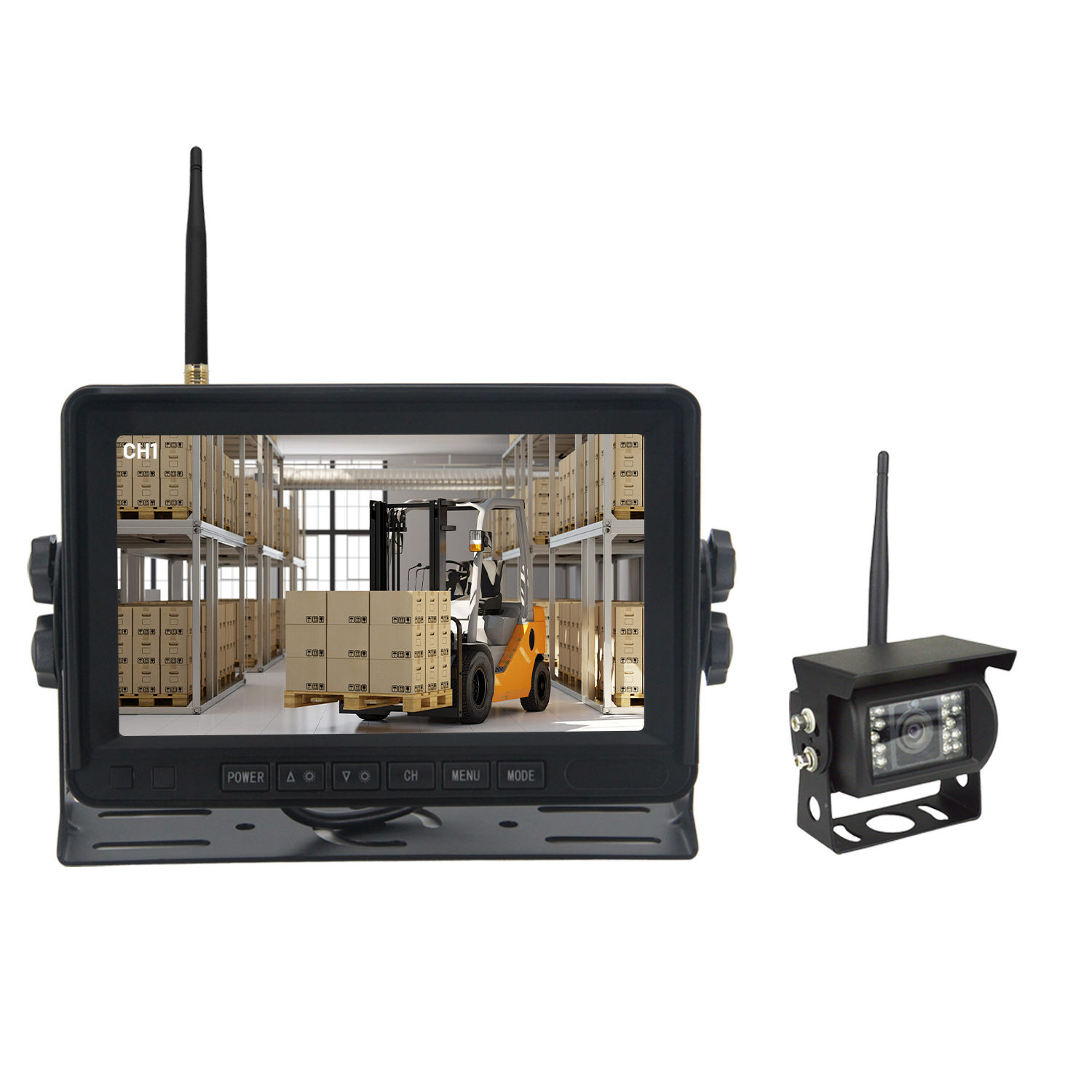 Moniteur 1CH 7'' + 1 caméra