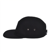 Casquette personnalisée de haute qualité, profil bas, unisexe, en toile, style hip-hop, 5 panneaux, pour sports de plein air, avec logo personnalisé, toutes saisons
