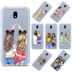 Best Friend Pattern TPU Case For Samsung S20 Plus UV Printing Silicone Cover for Note20 Ultra A21S A11 A21 A31 A41 A01 Core A30