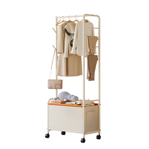 Organizador de Ropa, Perchero de 63 cm x 36,5 cm, Portátil con Ruedas para Almacenamiento en el Dormitorio, Estilo Minimalista - Product Image 2