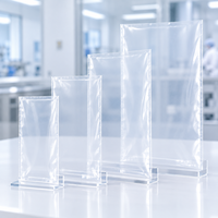 Sacs à fermeture éclair en PE transparents pour pièces optiques, instruments de précision, emballage OEM, usine