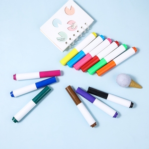 Kit de dessins pour enfants, embout en <span class=keywords><strong>feutre</strong></span>, multicolore, non toxique, stylo aquarelle, vente en gros, 15 pièces - Product Image 4