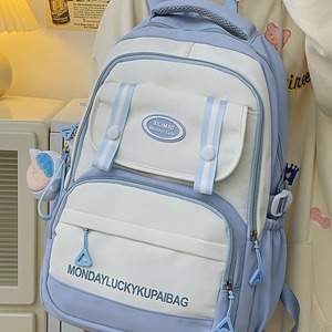 Xilimao Monday Lucy <b>Backpack</b> 15 Inches <b>Lightweight</b> School Bag For Girls Student <b>Backpack</b> With Letter Design - Product Image 3