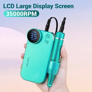 Portable Rechargeable Nail <b>Drill</b>, Professional Electric Nail File for Thick Acrylic Nails, Salon & Home Use - Product Image 4