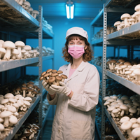 Shiitake champignon élèvent la lumière 1ft ~ 8ft T8 bleu LED croissance Tube lampe barre pour Cremini Portobello bouton champignon agriculture en intérieur