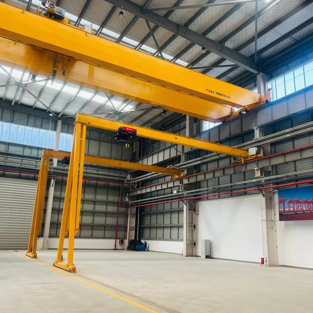 10-100t Mobile Portal Gantry Crane for Workshop Indoor or Outdoor Semi Gantry Crane