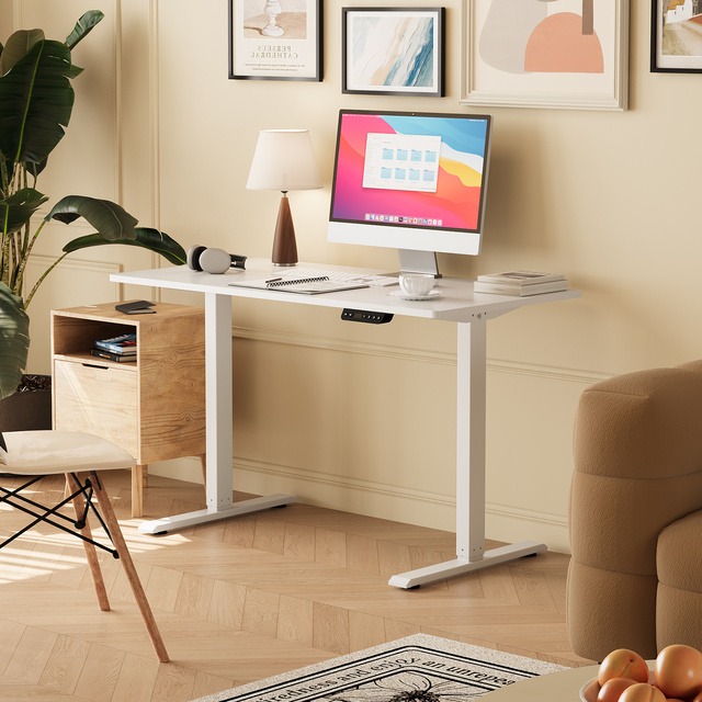 Pro Wooden Office Computer Desk Sturdy Computer Desk Height Adjustable Standing Desk Frame Adjustable Table CE/OEM