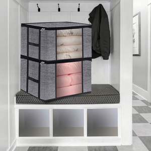 Grand sac de rangement pour couette Acity avec fenêtre transparente, sac pliable pour vêtements, couvertures, literie, organisateur de rangement sous le lit - Product Image 2