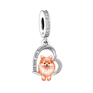 2 Breloques (charms) En Métal Argenté Forme Patte D'animal – Pour Bijoux DIY, Perles, Création