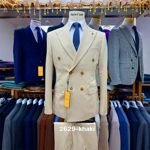 ชุดสูทกระดุมแถวเดียว2ชิ้นของผู้ชายชุดแจ็กเก็ตกางเกงทางการสำหรับงานแต่งงานเจ้าบ่าวหรูหรา - Product Image 6