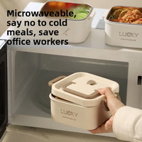 Boîte à lunch en acier inoxydable de qualité alimentaire sans BPA, compatible micro-ondes, thermique et isotherme, pour nouveau-nés et employés de bureau – Idée cadeau
