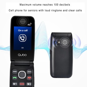 Teléfono Móvil con Tapa para Personas Mayores, 4G LTE VoLTE, Doble SIM, Botones Grandes, Diseño Compacto, Compatible con Idiomas <span class=keywords><strong>Español</strong></span>/Alemán/Francés - Product Image 2